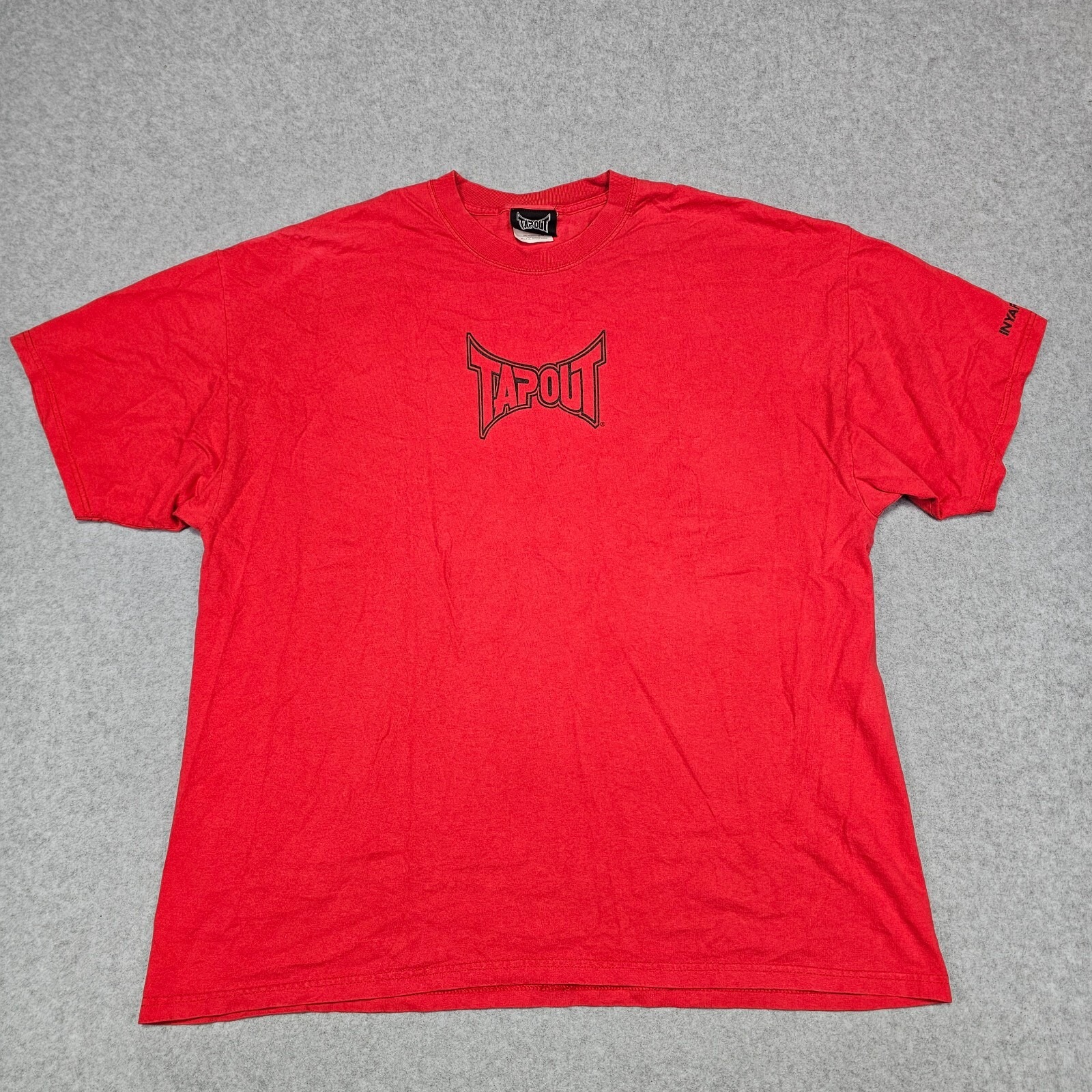 Vintage Y2k Tapout T-Shirt Mens Xxl Mma Graphic Tee *Light Fade* Inyaface.Com